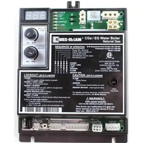 Weil McLain 381330024 CTRL MOD UT-1135-605 LWCO