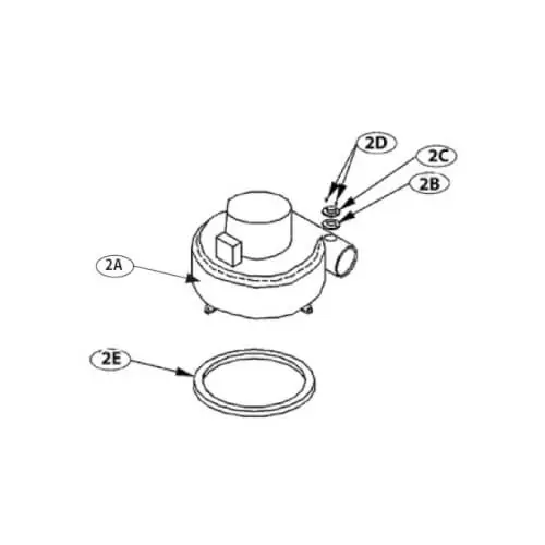 Lennox 32X46 Inducer Assembly